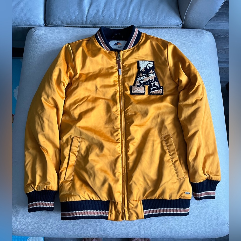 NWT - Authentic Scotch & Soda Kids’ Bomber Jacket - Size 12/152 /Women XS/S
